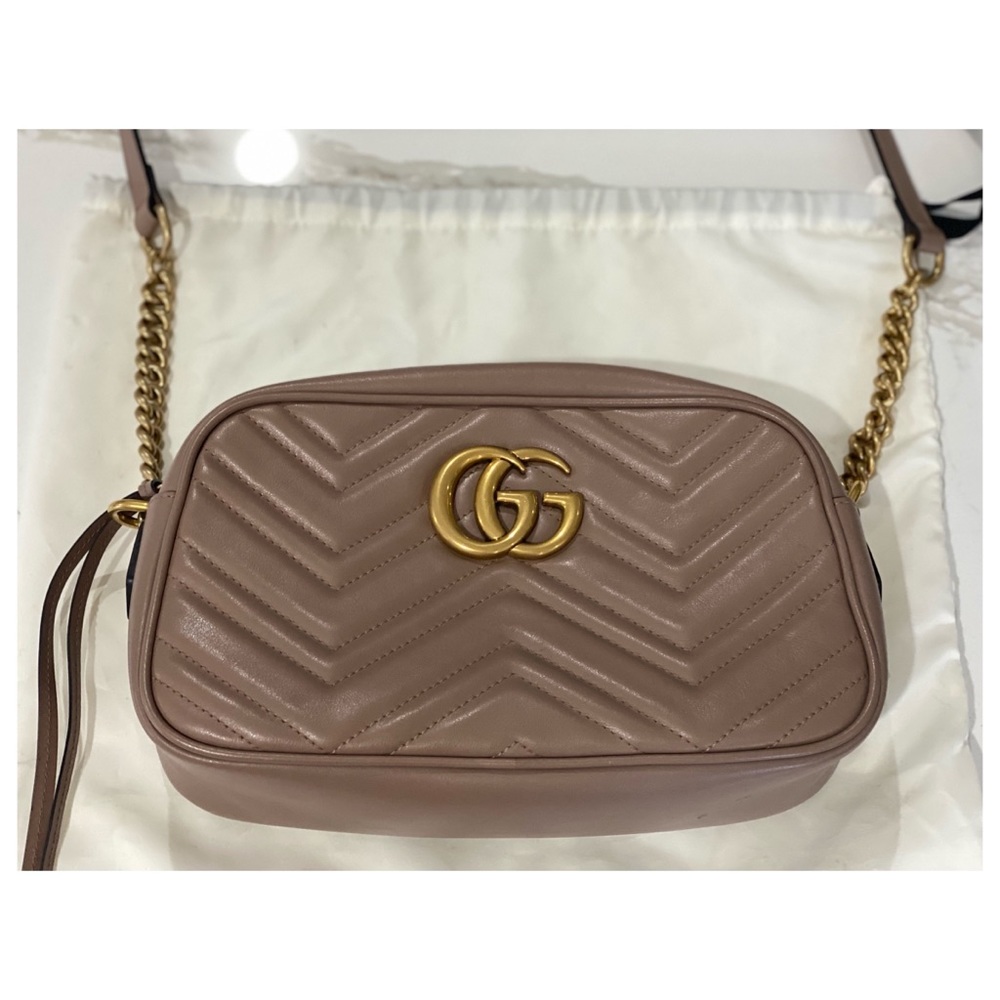 GG Marmont small matelassé shoulder bag
